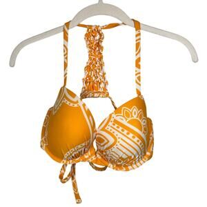 Aerie Perkier Push Up Underwire Padded Bikini Top Women's 32DD